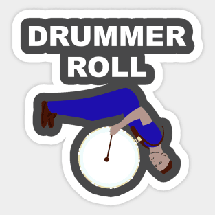 Drummer Roll Sticker